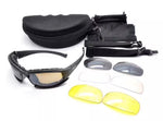 Airsoft Tactical Military Motorcycle Hunting Protection Glasses X7 4 Lenses Kit ATGM008