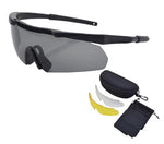 Airsoft Tactical Military Motorcycle Hunting Protection Glasses 3 Lenses Kit 3 Colours ATGM010