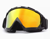 Motorcycle Snowboarding Ski Outdoor Protection Goggles Black 6 Colours Lens ATGM011
