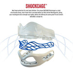 SAFEJAWZ Nitro SERIES SPORTS MUAY THAI BOXING MMA SELF-FIT MOUTHGUARD White Blue Senior Age 12+