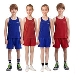 FLUORY MUAY THAI BOXING SET Vest Tank Top & Shorts Trunks Adult & Junior XXXS-XXXL 2 Colours