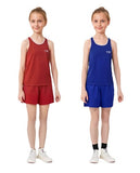 FLUORY MUAY THAI BOXING SET Vest Tank Top & Shorts Trunks Adult & Junior XXXS-XXXL 2 Colours