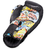 BOOSTER PRO MARBLE MUAY THAI BOXING GLOVES 8-16 oz Black