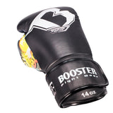 BOOSTER PRO MARBLE MUAY THAI BOXING GLOVES 8-16 oz Black