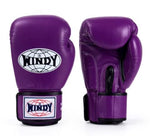 Windy BGVH Classic MUAY THAI BOXING GLOVES Cowhide Leather 8-16 oz Purple