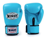 Windy BGVH Classic MUAY THAI BOXING GLOVES Cowhide Leather Kids 6 oz Sky Blue