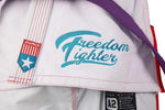 FLUORY FREEDOM FIGHTER BJJF34 JIU JITSU GI Größe A0-A4 WEISS 