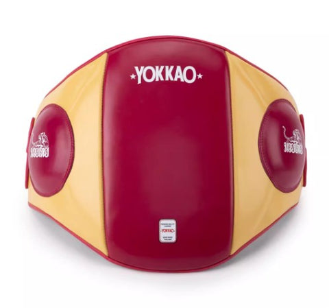 YOKKAO SPARRING BELLY PROTECTOR PAD Size Free Red Yellow