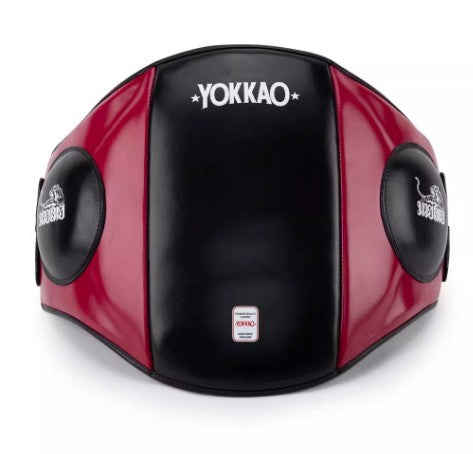 YOKKAO SPARRING BELLY PROTECTOR PAD Size Free Black Red