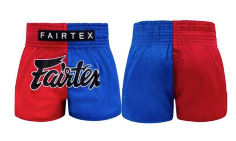 Fairtex MUAY THAI BOXING Shorts XS-XXL Red Blue BS1911
