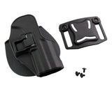 Airsoft Tactical Military CQC OWB Polymer Pistol Holster G17/1911/M92/P226/USP 3 Colours