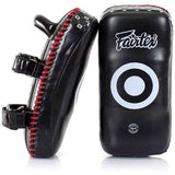 FAIRTEX KPLC2 CURVED KICK PADS Size Standard Black Black