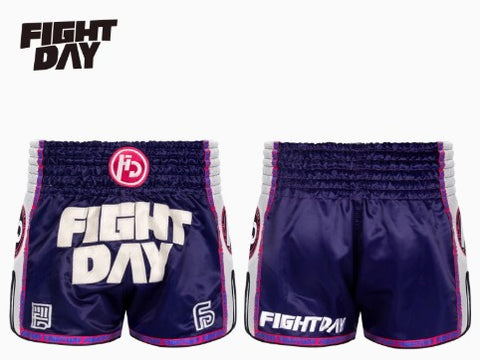 FIGHTDAY FDBS007 MUAY THAI MMA BOXING SHORTS XS-XXL Blue