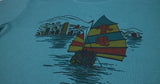 Vintage Old School Oriental Style Hong Kong 70s CT012 T-Shirt S-XL Blue