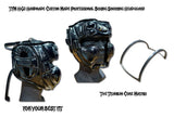 TFM HG2 HANDMADE CUSTOM MADE PROFESSIONAL BOXING SPARRING HEADGUARD Titanium Core Matrix