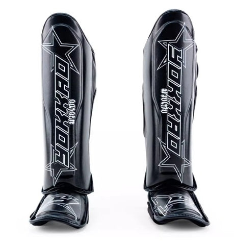 YOKKAO INSTITUTION MUAY THAI BOXING MMA SHIN GUARD PROTECTOR XS-L BLACK