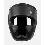 VENUM IMPACT EVO SPARRING HEADGEAR HEAD GUARD PROTECTOR SIZE FREE Black