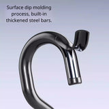 Heavy Duty Weight Lifting Hooks Wrist Support with Non-Slip Straps Size Free (ES002)