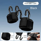 Heavy Duty Weight Lifting Hooks Wrist Support with Non-Slip Straps Size Free (ES002)