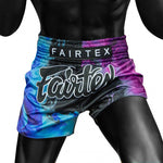 Fairtex MUAY THAI BOXING Shorts M Black Tech House BS1951