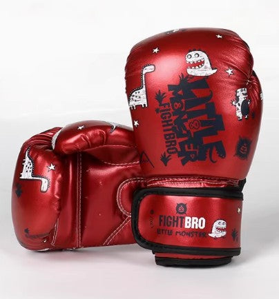 FIGHTBRO LITTLE MONSTER JUNIOR BOXING GLOVES 6 oz Dark Red