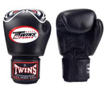 TWINS SPIRIT NO FEAR MUAY THAI BOXING GLOVES 8-14 oz FBGVL3-25 Black