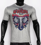 FIGHTBRO FBT003 Muay Thai Boxing T-Shirt SIZE S-2XL GREY