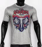 FIGHTBRO FBT003 Muay Thai Boxing T-Shirt SIZE S-2XL GREY