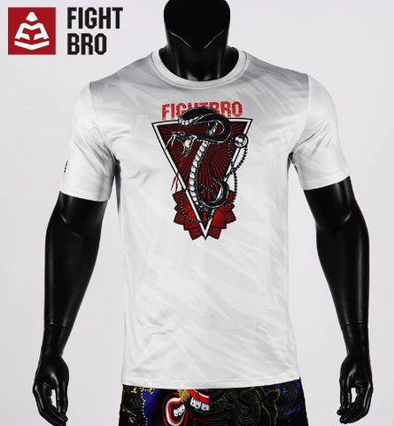 FIGHTBRO FBT008 Boxing T-Shirt SIZE S-2XL White
