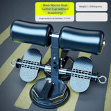 Multifunctional Adjustable AB Trainer Sit-Up Assist Device with Double Suction Cups & Resistance Pull Cord 2 Colours