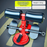 Multifunctional Adjustable AB Trainer Sit-Up Assist Device with Double Suction Cups & Resistance Pull Cord 2 Colours