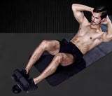 Multifunctional Adjustable AB Trainer Sit-Up Assist Device with Double Suction Cups & Resistance Pull Cord 2 Colours