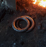 Traditional Martial Art Hung Ga Kuen Wing Chun Kung Fu Iron Forearm Wrist Rings Strength Training Stainless Steel Handmade Size S / M / L