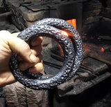 Traditional Martial Art Hung Ga Kuen Wing Chun Kung Fu Iron Forearm Wrist Rings Strength Training Stainless Steel Handmade Size S / M / L