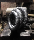 Traditional Martial Art Hung Ga Kuen Wing Chun Kung Fu Iron Forearm Wrist Rings Strength Training Stainless Steel Handmade Size S / M / L