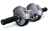 Full Body Power Stretch Pro AB Wheel ABS Abdominal Wheel Roller 6 Pack Work Out with Mat (FE014)