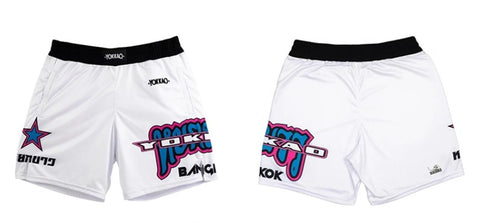 YOKKAO EASY CLUB WORK OUT SHORTS M-L White