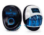 FIGHT DAY FFM3 MUAY THAI BOXING MMA PUNCHING FOCUS MITTS PADS BLACK BLUE