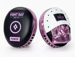 FIGHT DAY FFM4 MUAY THAI BOXING MMA PUNCHING AIR FOCUS MITTS PADS BLACK PINK