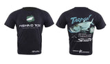 Outdoor Fishing Quick Dry Anti UV T-Shirt Tarpon FT002 Size M-4XL Black