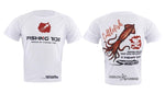 Outdoor Fishing Quick Dry Anti UV T-Shirt Cuttlefish FT003 Size M-4XL White