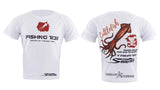 Outdoor Fishing Quick Dry Anti UV T-Shirt Cuttlefish FT003 Size M-4XL White