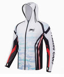 Outdoor Fishing Quick Dry Anti UV Hoodie Jacket FT013 Size S-4XL White