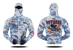 Outdoor Fishing Quick Dry Anti UV Hoodie Jacket Ice Silk FT027 Size S-4XL