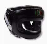 No Boxing No Life Full Face Protector Boxing Sparring Headgear Head guard M-L Black