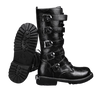 Motorcycle Biker Rock Punk Gothic Style Boots Cow Boy Boots FWMB005 Black Size 38-46