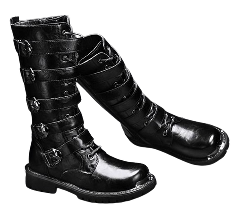 Goth boy shop boots