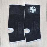 LION KING 0052 MUAY THAI  BOXING MMA ANKLE SUPPORT GUARD M-L Black