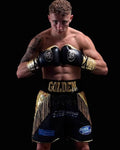 No Boxing No Life Hecho En Mexico Boxing Gloves Lace Up Mexico Togo Leather 10-14 oz Black Gold