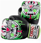 YOKKAO APEX BLACK SNAKE MUAY THAI BOXING GLOVES 8-16 oz